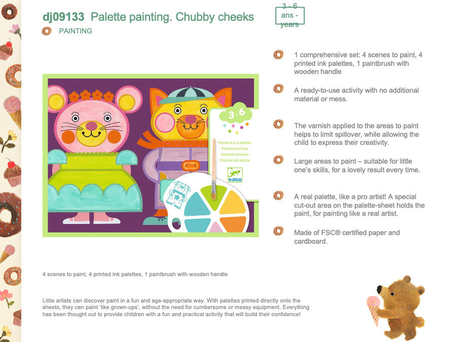 Djeco Chubby cheeks - DJ09133