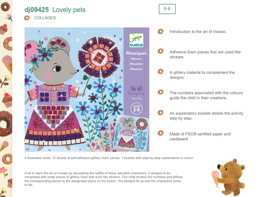 Djeco Lovely pets - DJ09425