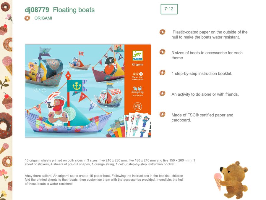 Djeco Floating boats - DJ08779
