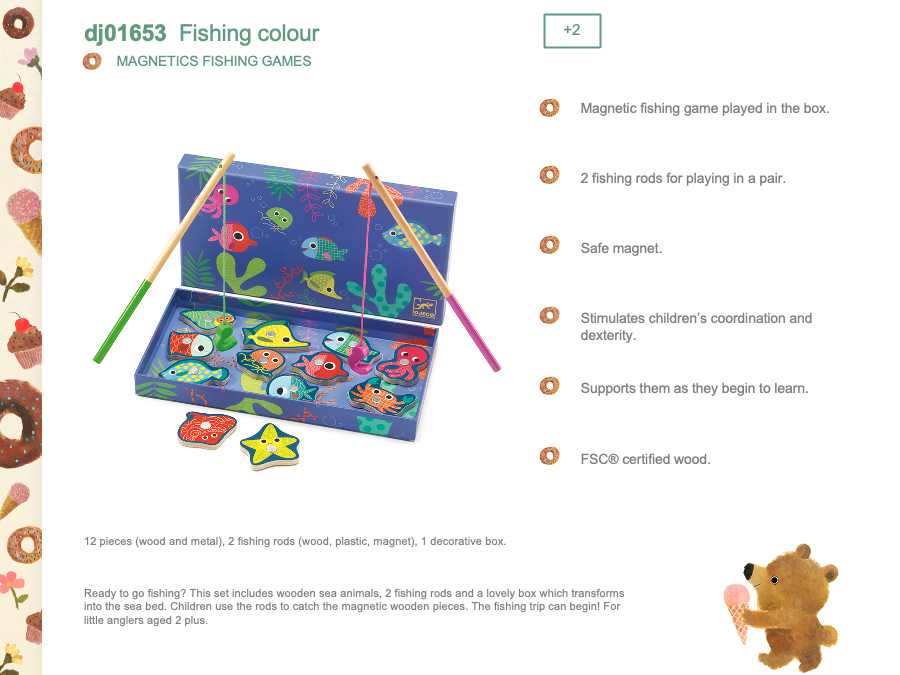 Djeco Fishing color - DJ01653