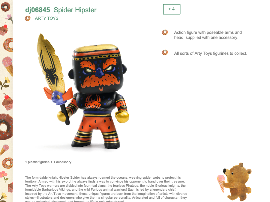 Djeco Hipster spider - DJ06845
