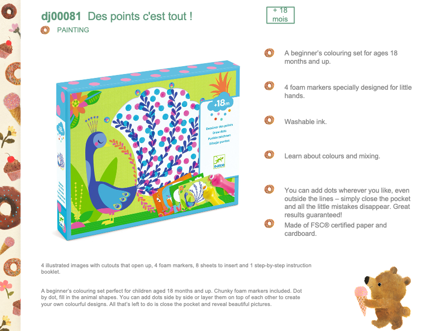 Djeco Its all about the dots - DJ00081