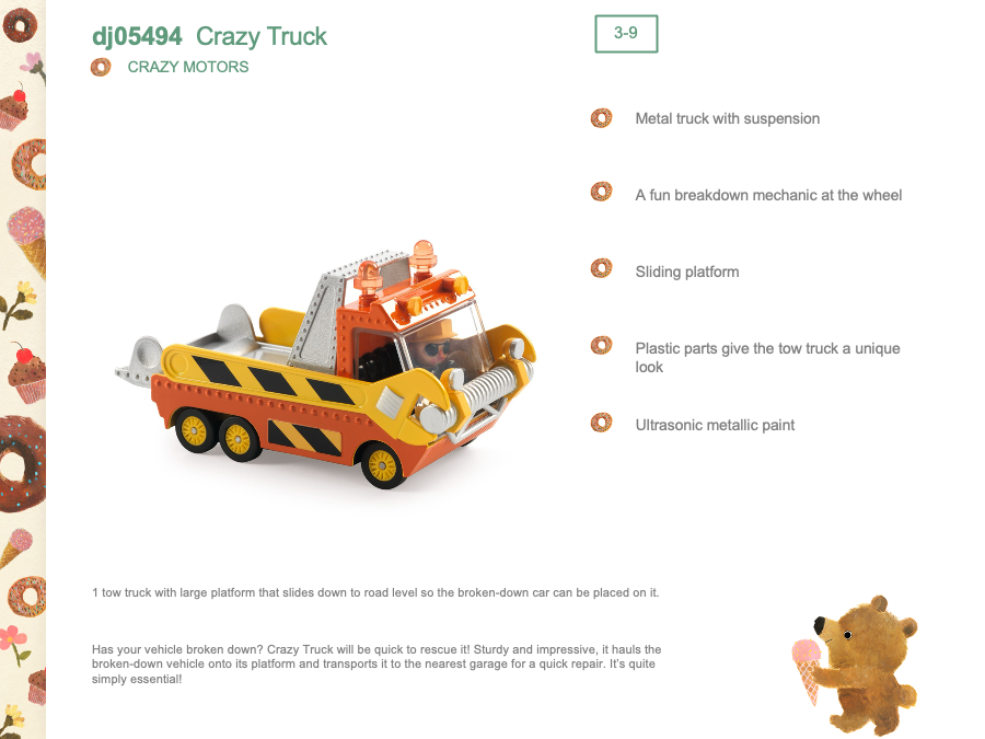 Djeco Crazy Truck - DJ05494