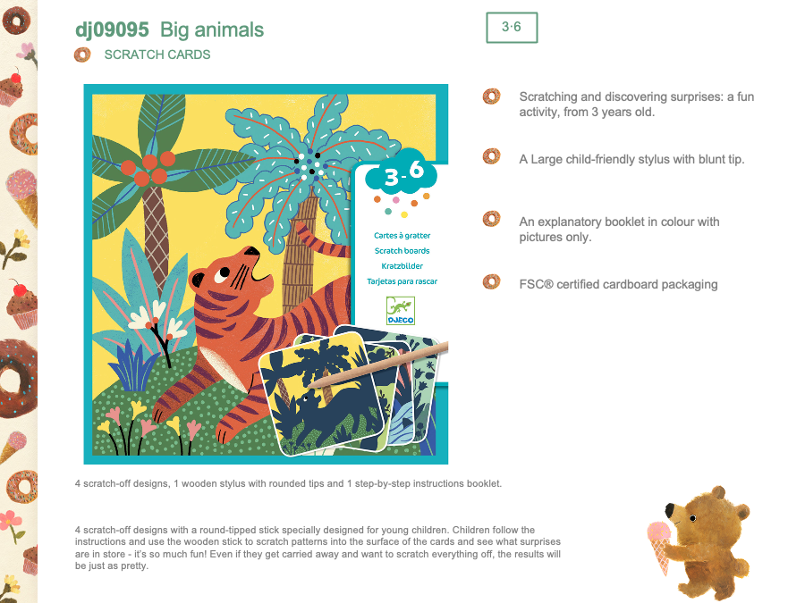 Djeco Big animals - DJ09095