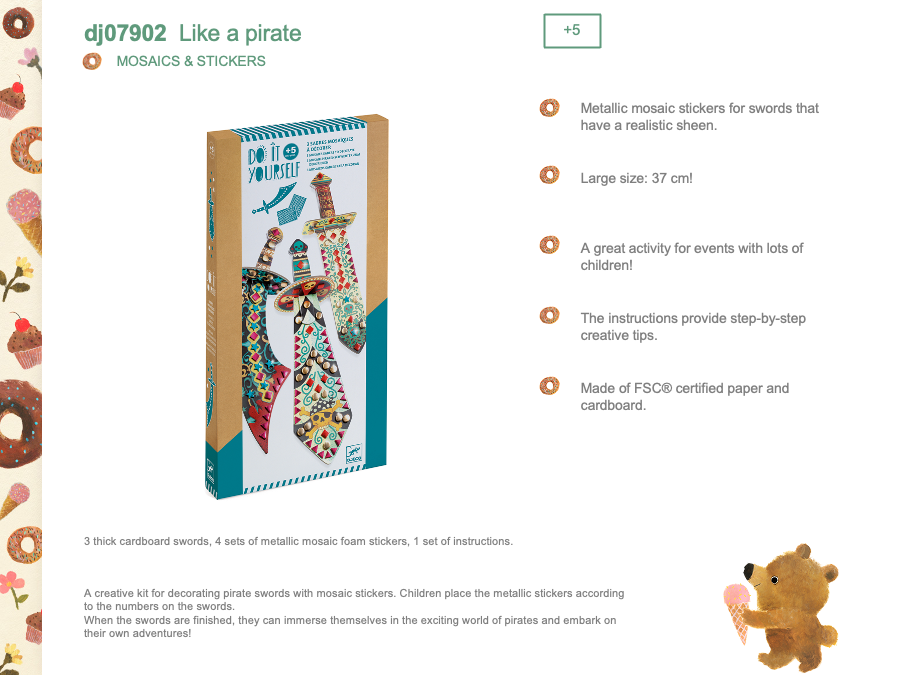 Djeco Like a pirate - DJ07902