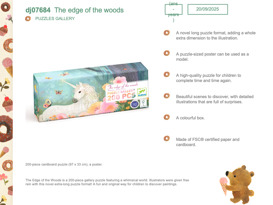 Djeco The edge of the woods - DJ07684