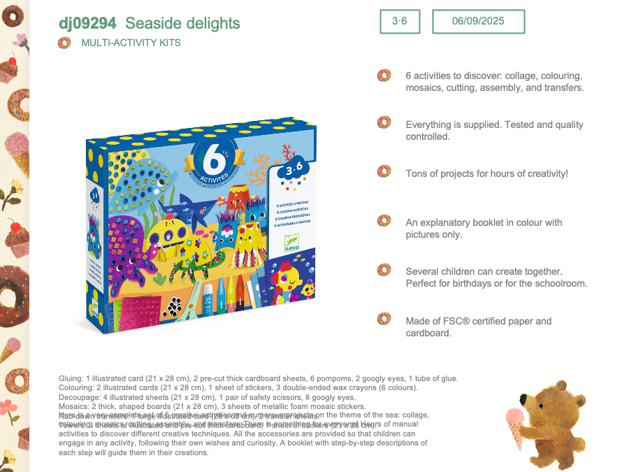 Djeco Seaside delights - DJ09294
