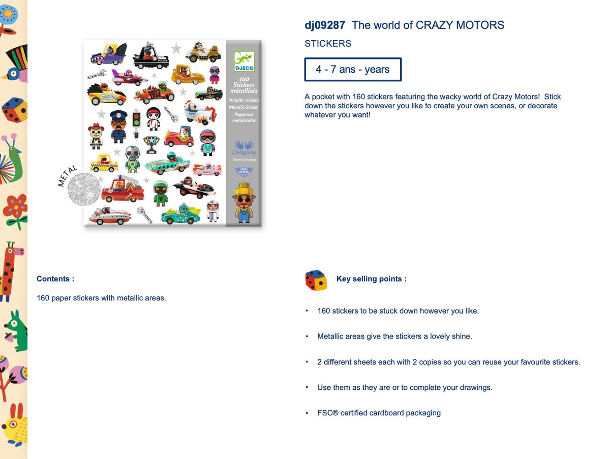 Djeco The world of Crazy Motors - DJ09287