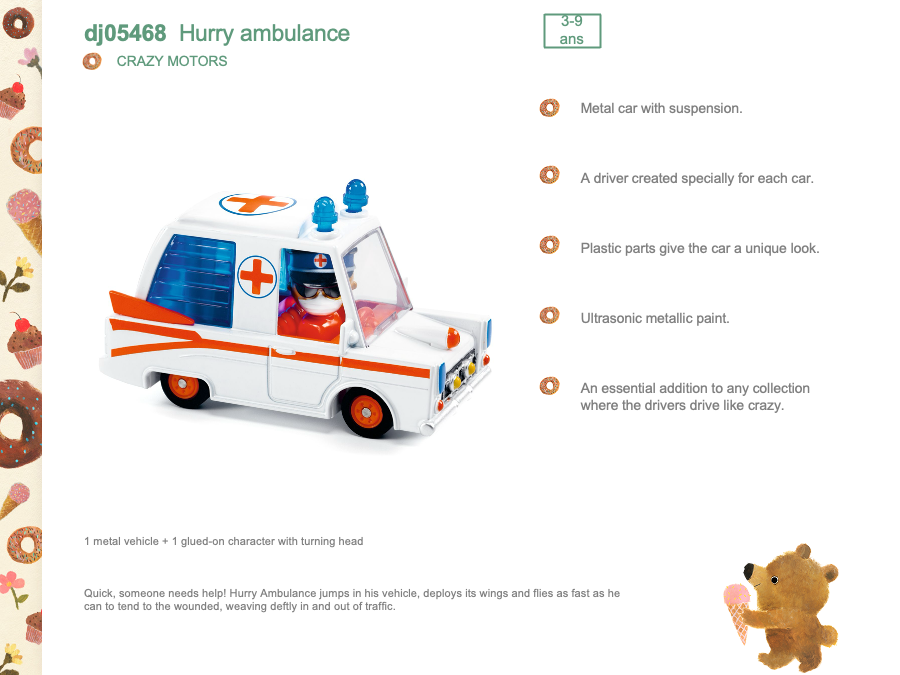 Djeco Hurry Ambulance - DJ05468