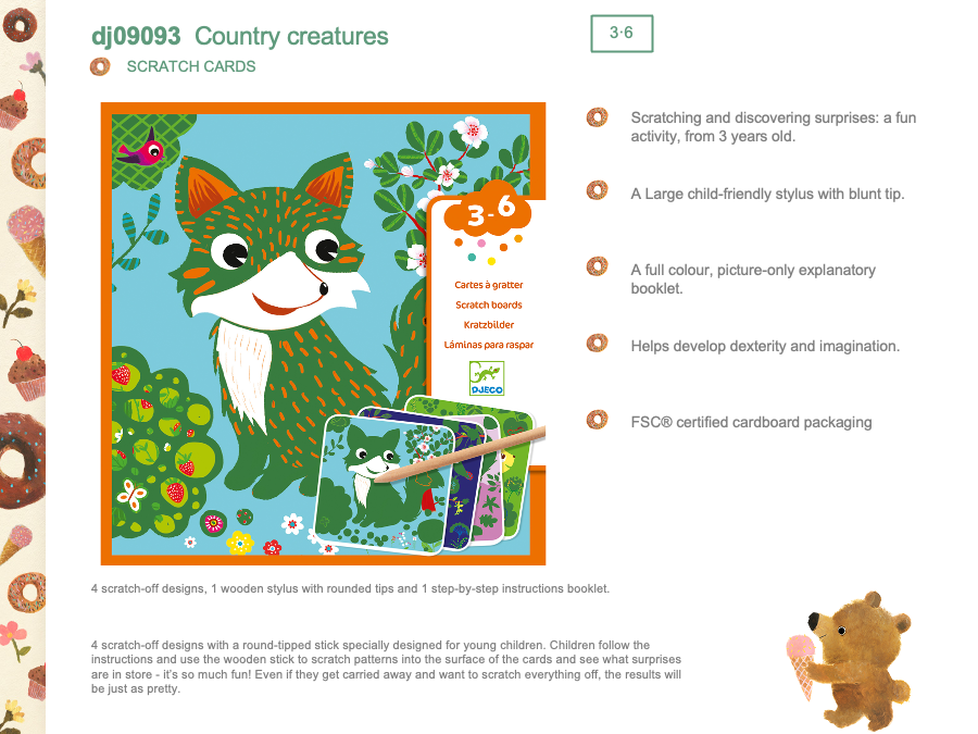 Djeco Country creatures - DJ09093