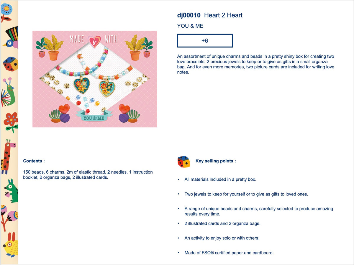 Djeco Heart 2 Heart - DJ00010