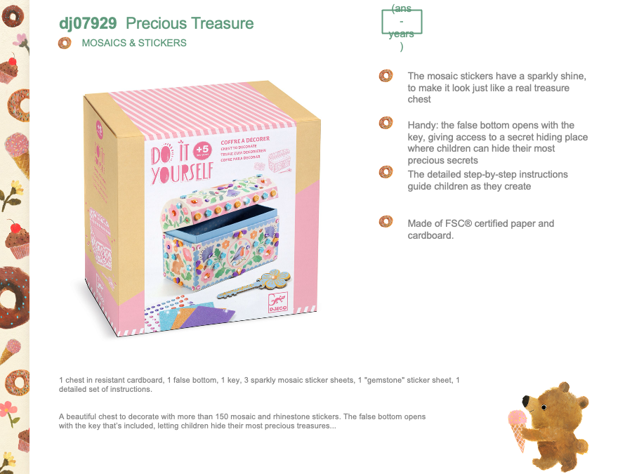 Djeco Precious Treasure - DJ07929