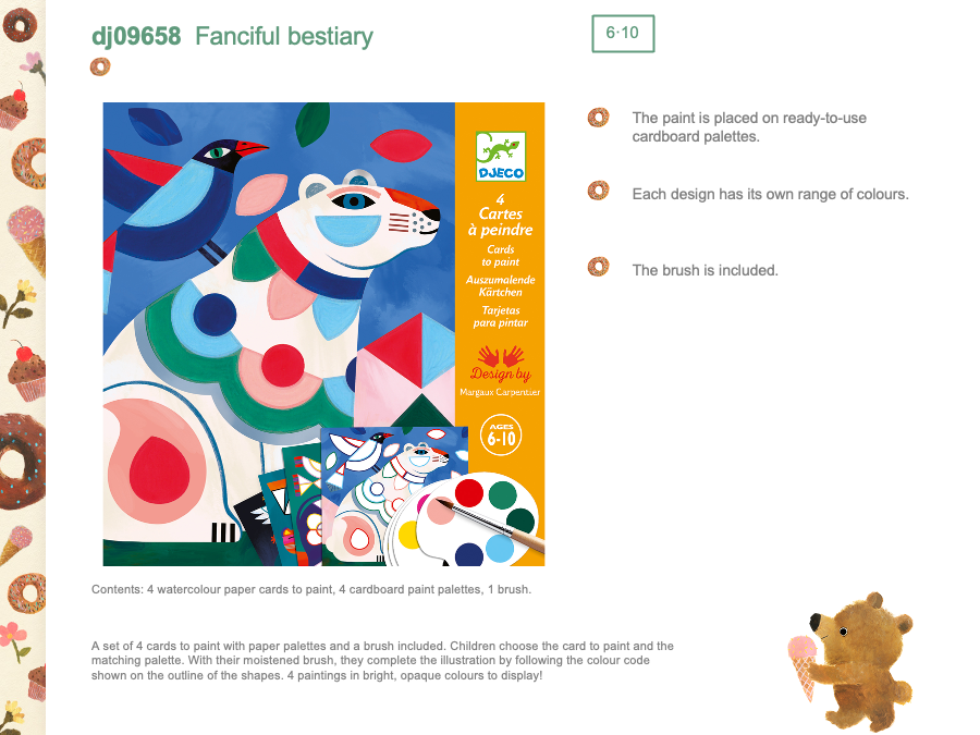 Djeco Fanciful wild animals - DJ09658