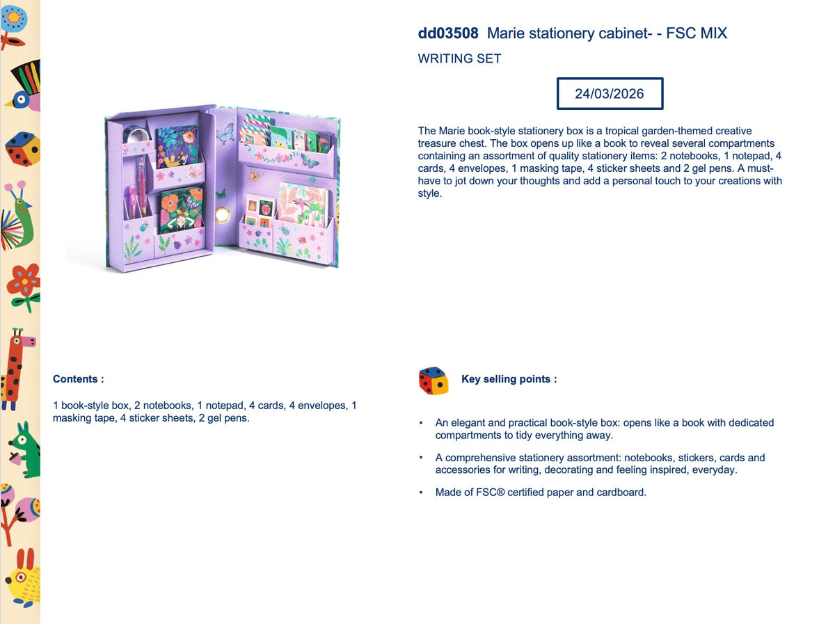 Djeco Marie stationery cabinets - DD03508