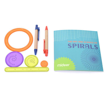 Mideer - Children's Spirograph Drawing Kit - Geometric Design Art Set