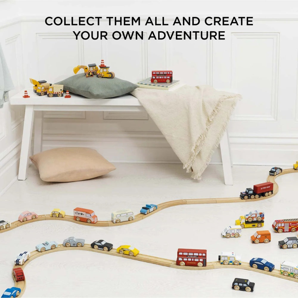 Le Toy Van - Wooden Emergency Helicopter & Rescue Toy Cars