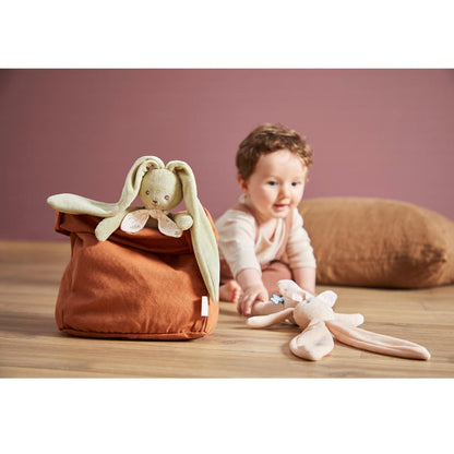 Kaloo - Soft Toy - Peach Rabbit Puppet - 25cm