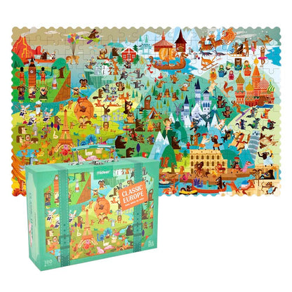 Mideer - Travel Around the World Puzzle - Classic Europe - 180pcs