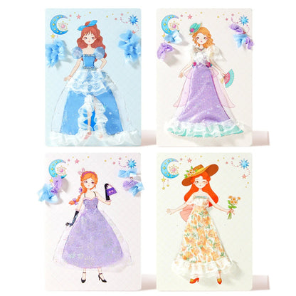 Mideer - Dress Making Arts & Crafts Book Set: Princess Evening Gown