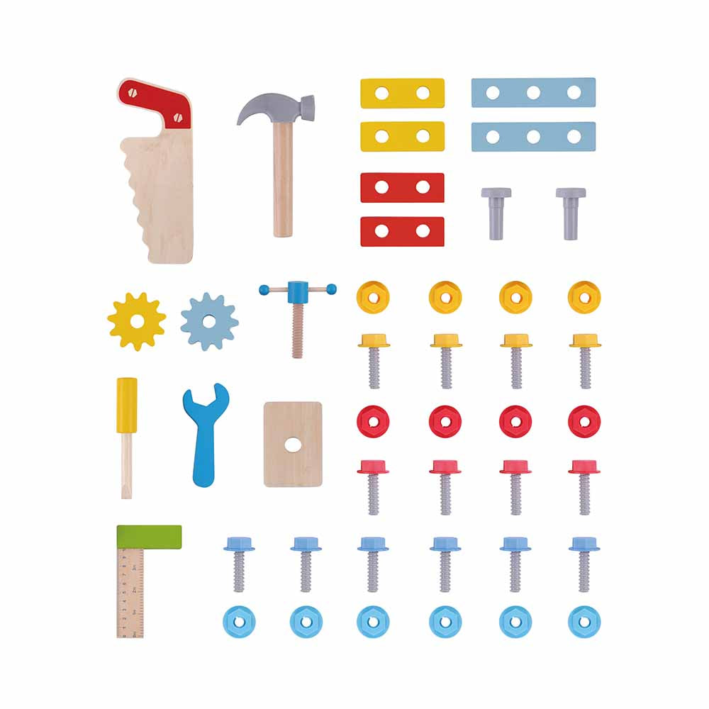 TookyToy - Pretend Play Work Bench & Tools Toy Set - Motherhood