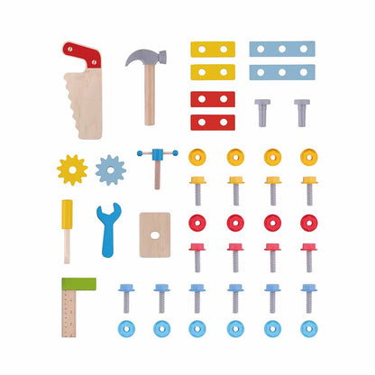 TookyToy - Pretend Play Work Bench & Tools Toy Set - Motherhood