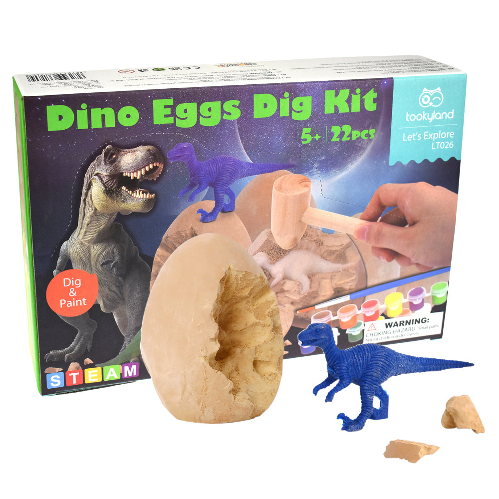 TookyToy - Dinosaur Egg Dig Kit