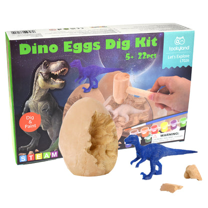 TookyToy - Dinosaur Egg Dig Kit