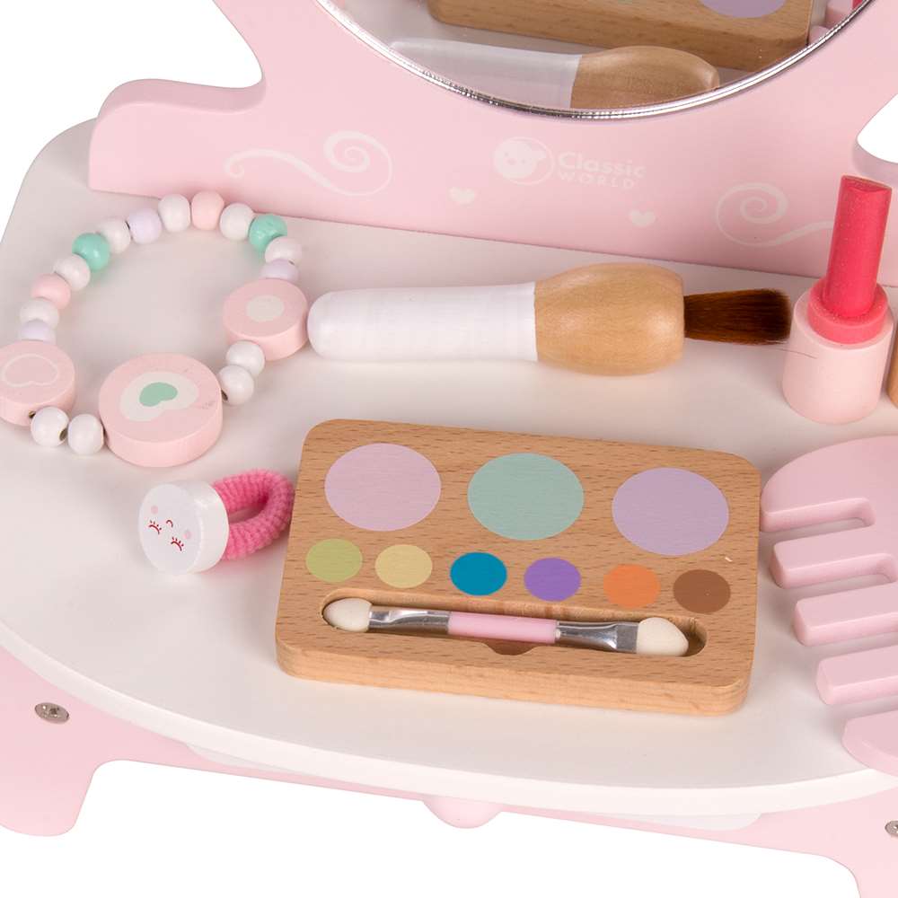 Classic World - Pretend & Play - Pink Vanity Dresser