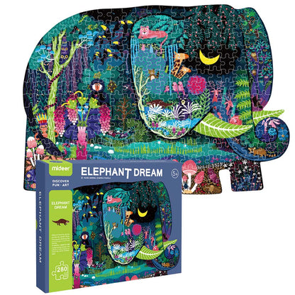 Mideer - Animal Puzzle - Elephant - 280pcs
