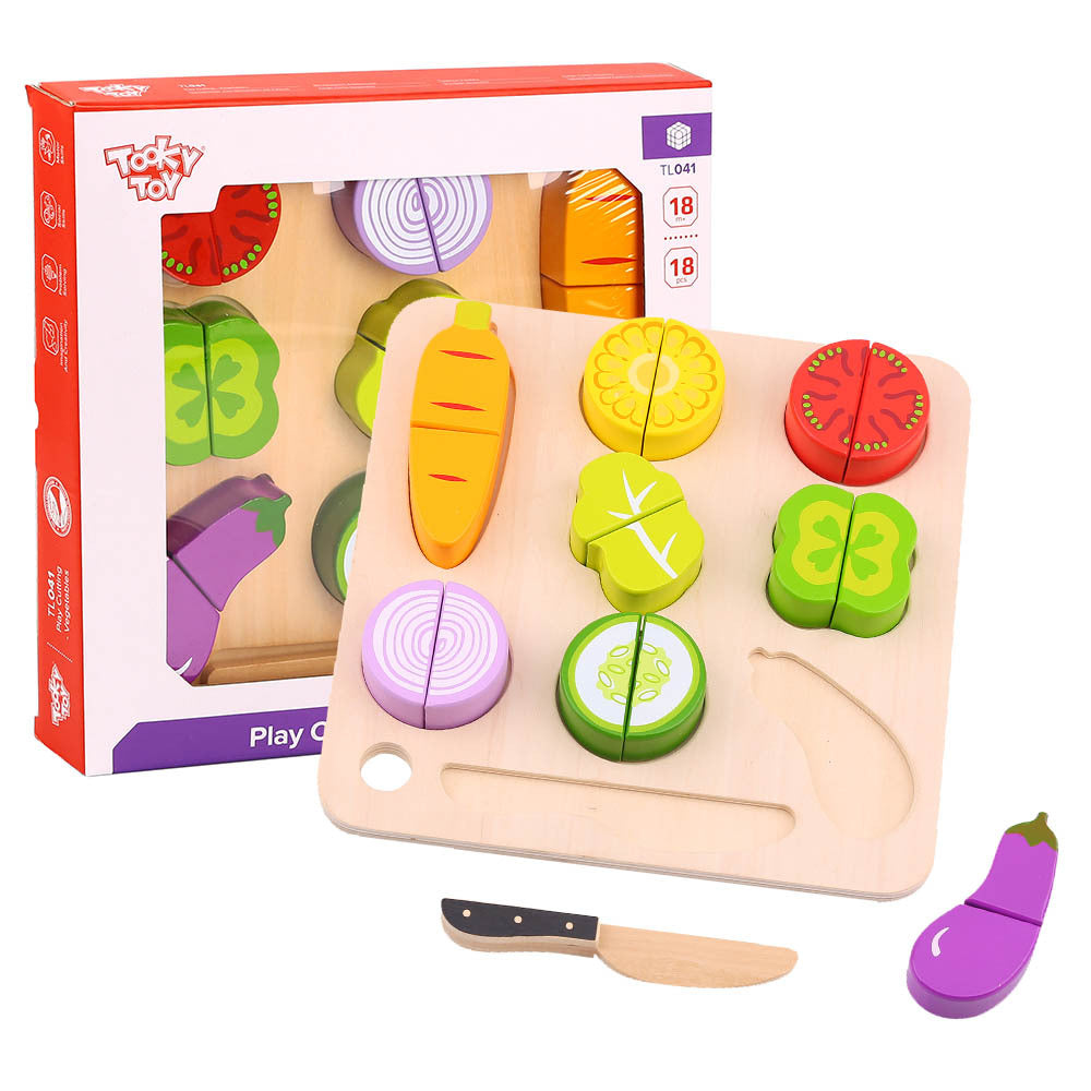 TookyToy - Cutting Vegetables - 18pcs - Motherhood
