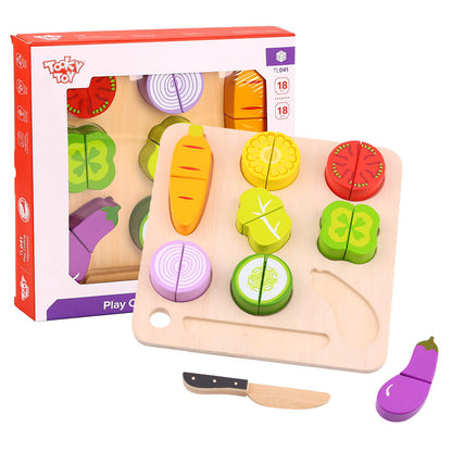 TookyToy - Cutting Vegetables - 18pcs - Motherhood