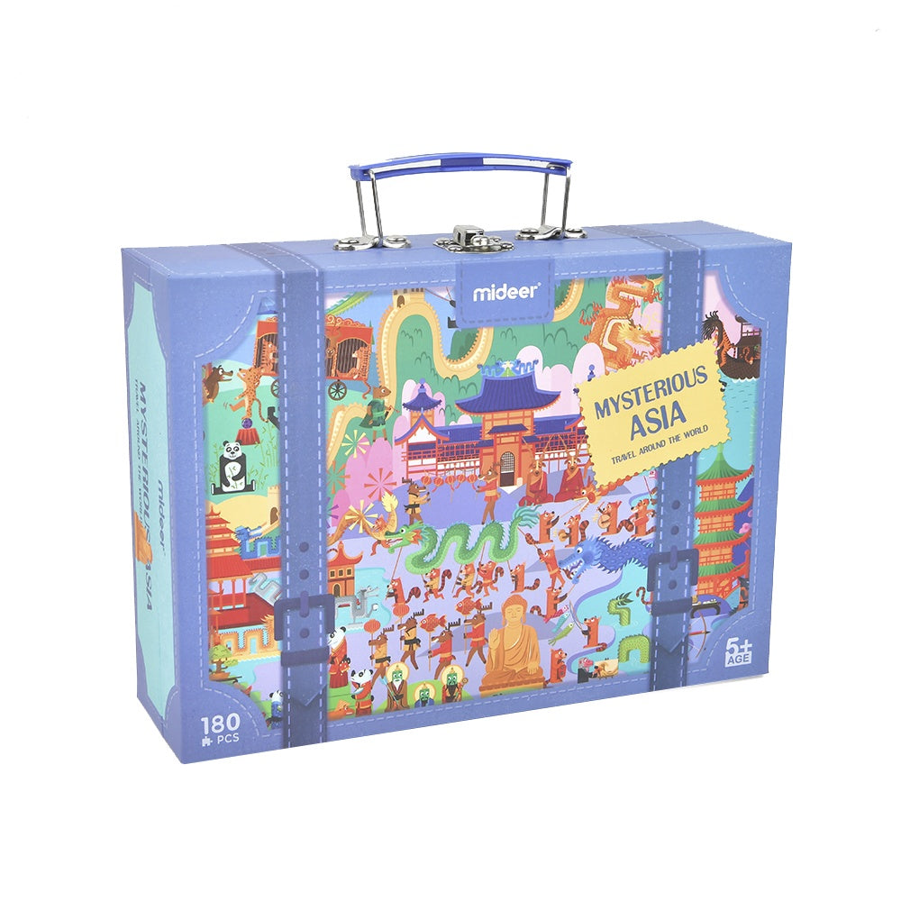Mideer - Travel Around the World Puzzle - Mysterious Asia - 180pcs