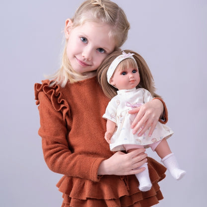Llorens - Baby Girl Doll with Outfit & Accessories: Elena - 35cm