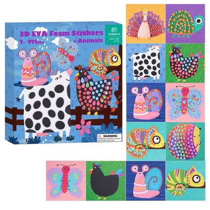TookyToy - 3D EVA Foam Stickers - Animals