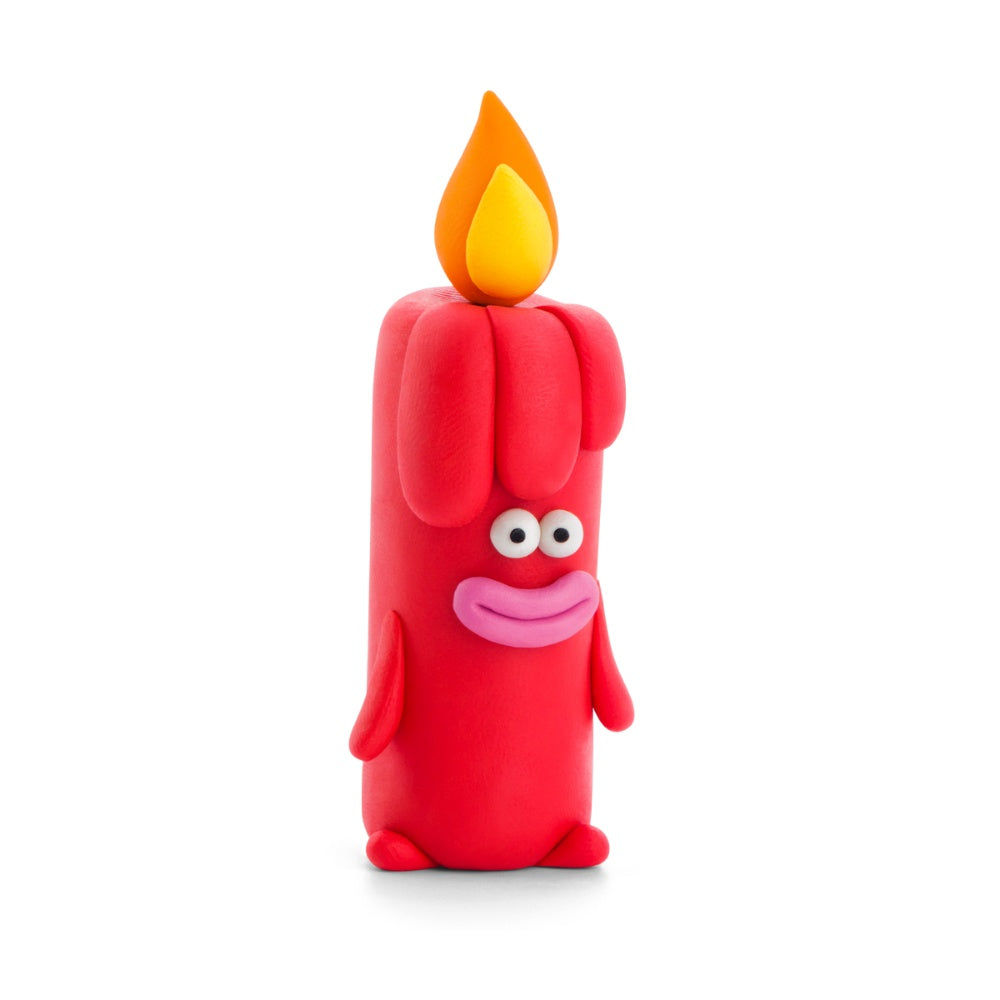 Hey Clay - Modelling Air-Dry Clay with Fun Interactive App - Candle, Christmas Series, 5 cans