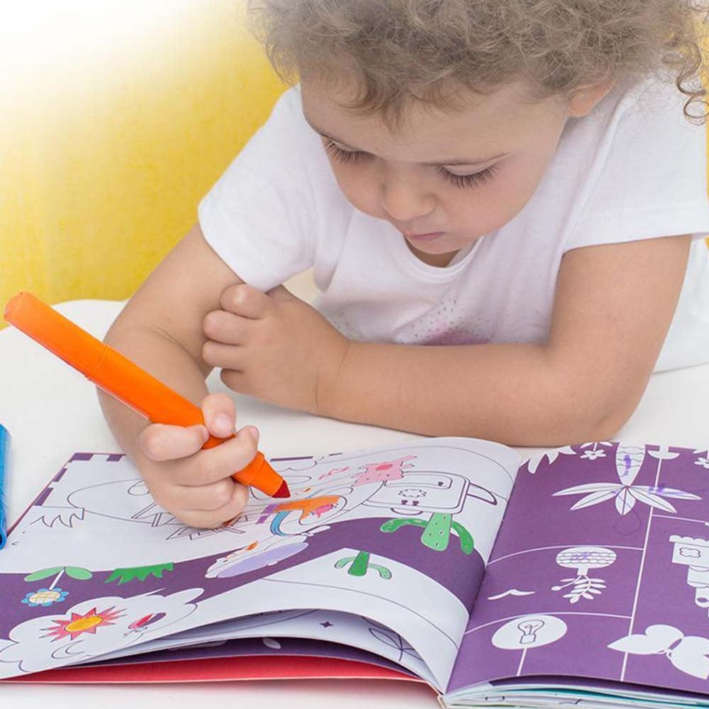 Mideer - Colouring book - Pink Bubble Party