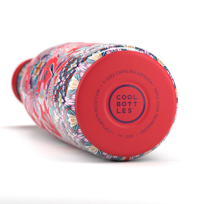 Cool Bottles - Triple-Insulated Water Bottle - Dragonfly Paradise 500ml