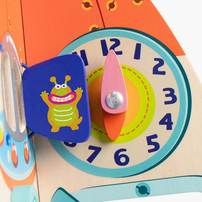 Classic World - Multi-Activity Busy Board Rocket - 37 x 37 x 62 cm