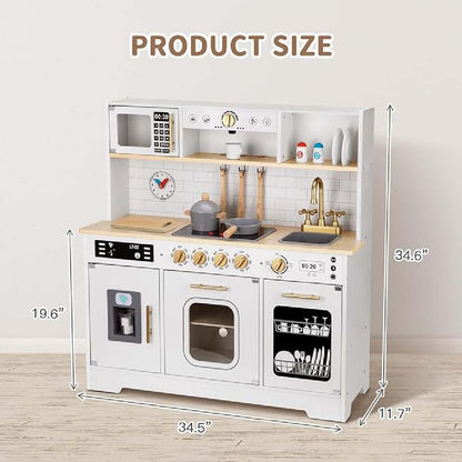 TookyToy - Pretend Play Wooden Kitchen Set