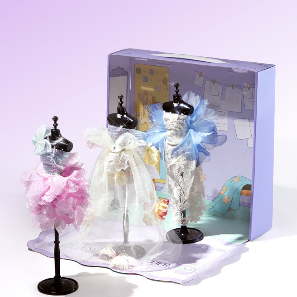 Mideer - Dress Making Kit - Kids Fashion Design Craft Set - 5 Models