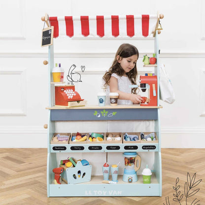 Le Toy Van - Wooden Shop & Cafe Market Stand