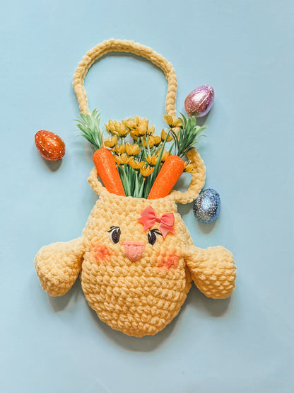 Crochet Bunny Basket