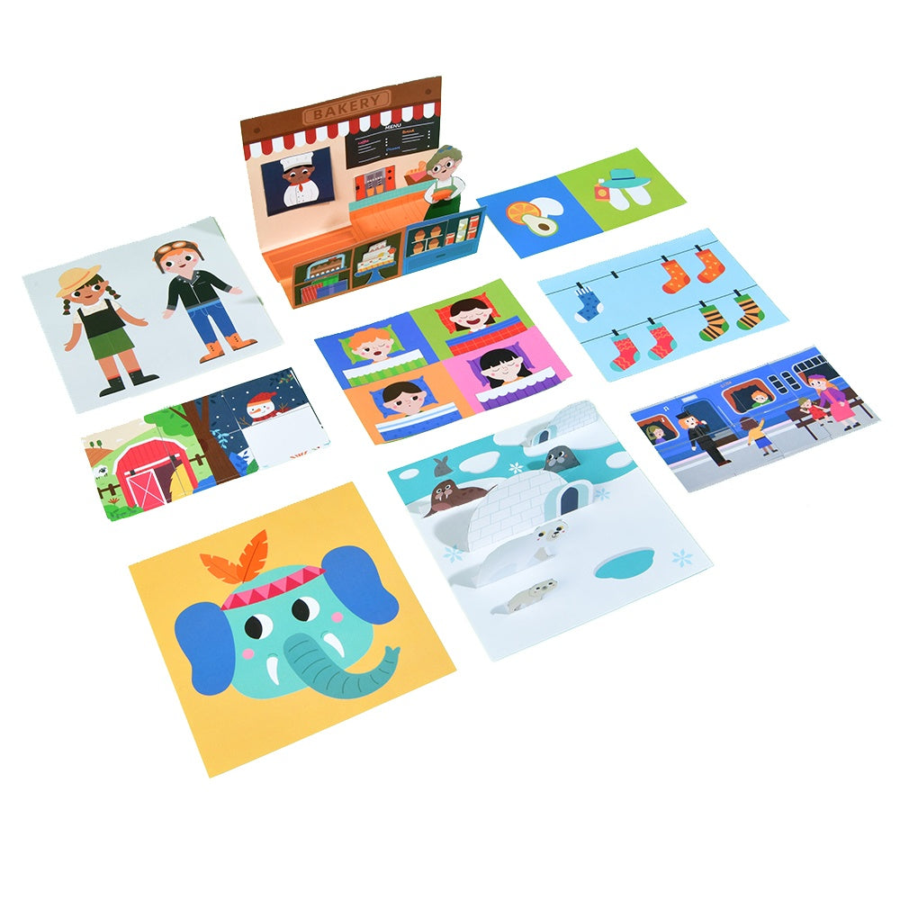 Mideer - Let's Play with Stickers - Beginner Level