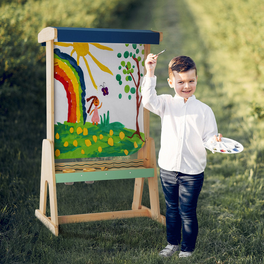 TopBright - Outdoor Painting Art Easel with Double-Sided Clear Board - 5pcs