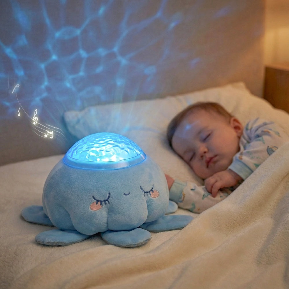 TopBright - Jellyfish Night Light & Projector with Sounds