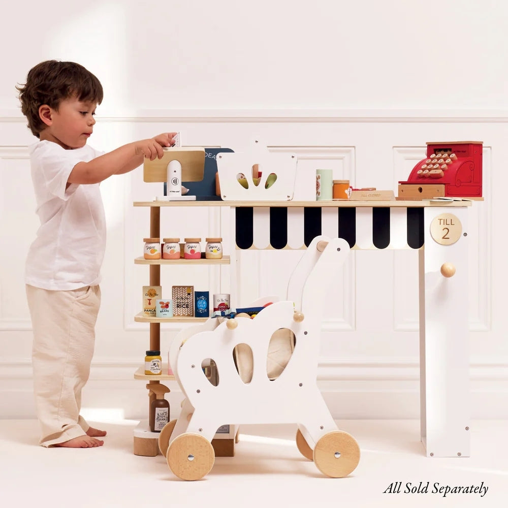 Le Toy Van - Wooden Shop Till: Cash Register and Money - 11pcs