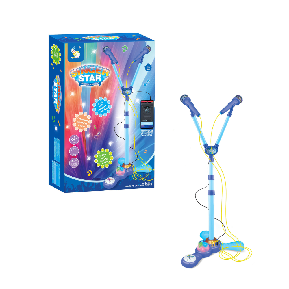 Cogo - Electric Dual Microphone Set for Kids - Includes Cable & Lights - Motherhood