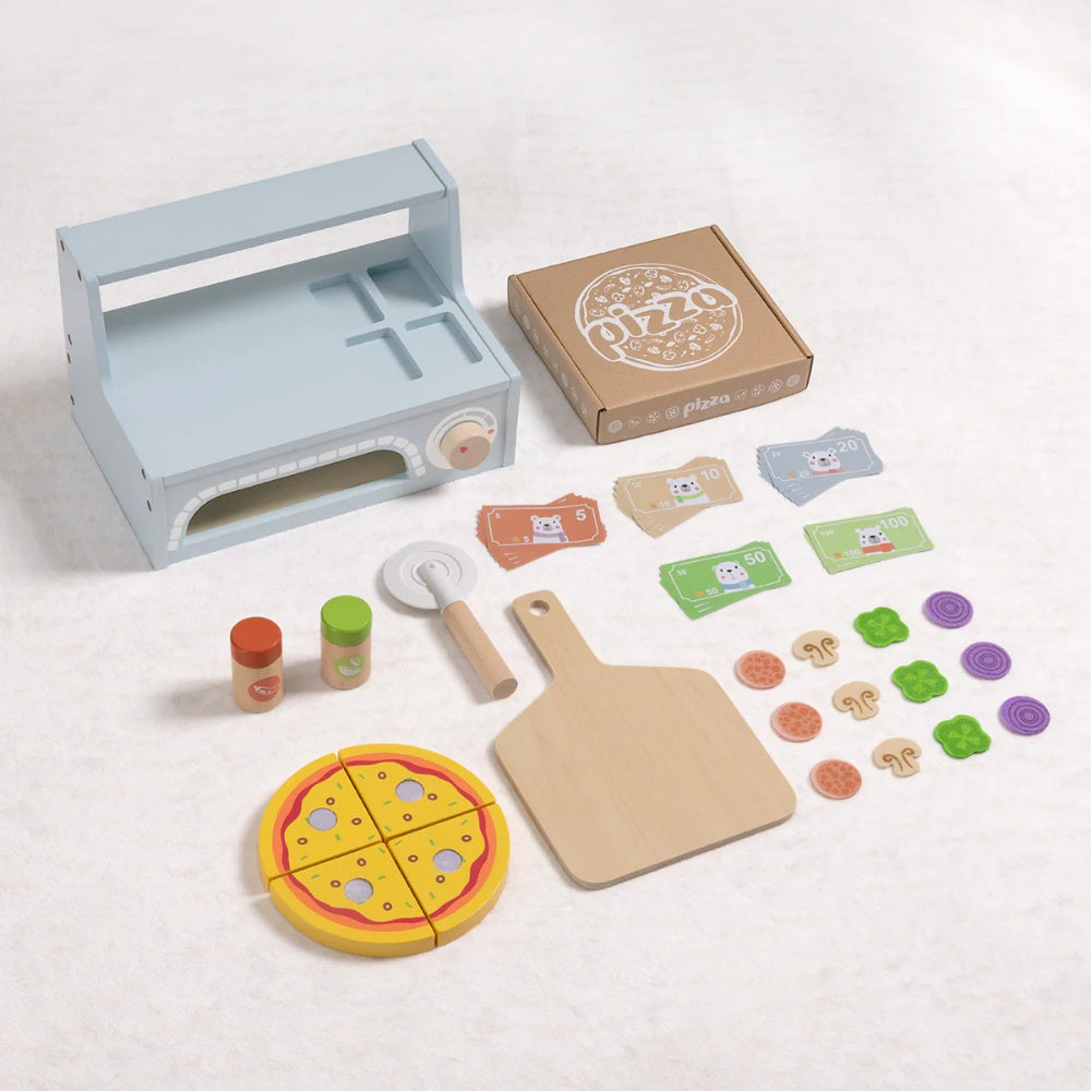 TookyToy - Pretend Play Pizza Oven Toy Set