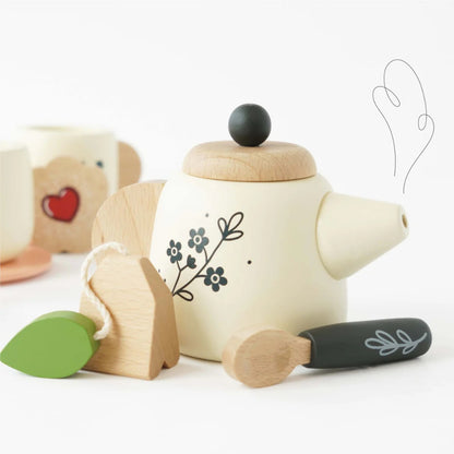 Le Toy Van - Wooden Tea Set & Tray - 12pcs