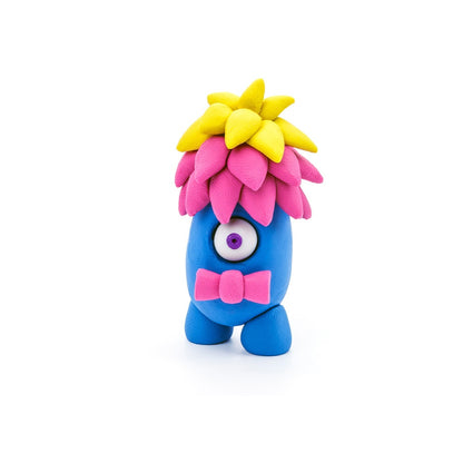 Hey Clay - Modelling Air-Dry Clay with Fun Interactive App - Hipster, series Monsters, 3 cans-**